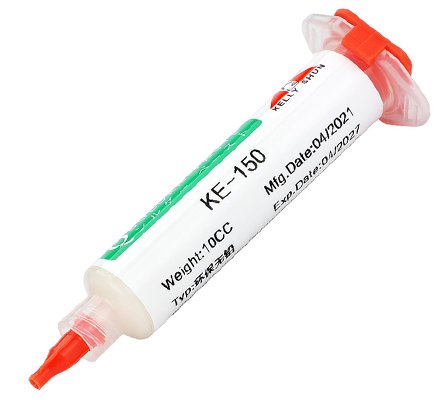 KELLYSHUN KE-150 No Clean Rosin Flux Paste Lead Free Flux 10CC Bottle for Home Appliance Repair, Cir(图1)