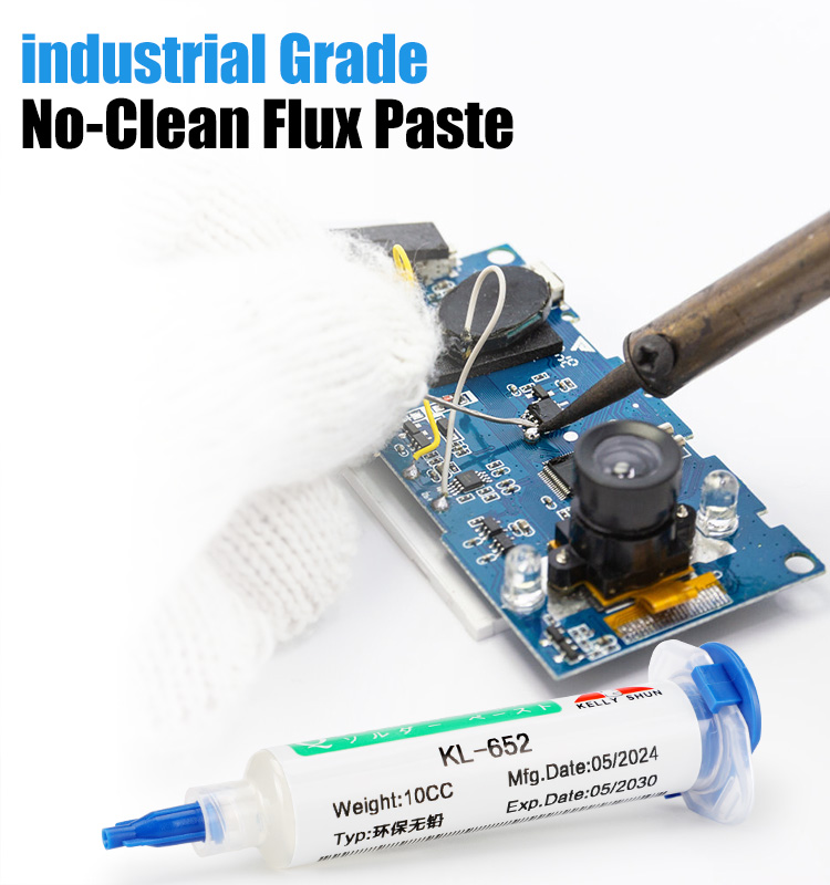 KELLYSHUN KL-652 Soldering Flux for Electronics 10CC No Clean Solder Flux Paste For BGA/SMD/Phone Et(图3) KELLYSHUN KL-652 Soldering Flux for Electronics 10CC No Clean Solder Flux Paste For BGA/SMD/Phone Et(图3)