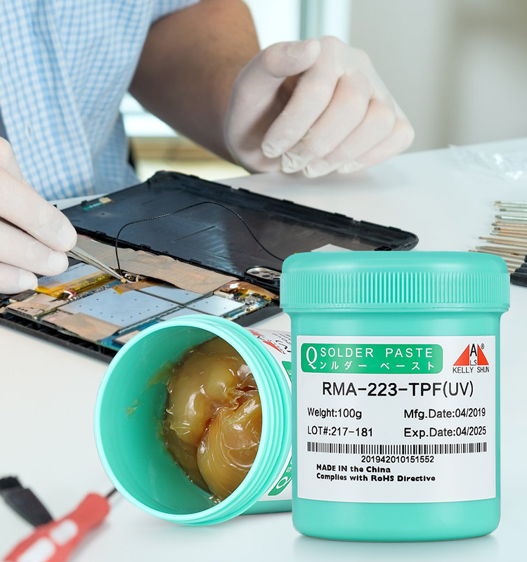 KELLYSHUN RMA-223 Solder Flux 100g No Clean Soldering Flux Paste For Phone BGA Etc Lead Free Halogen(图2)