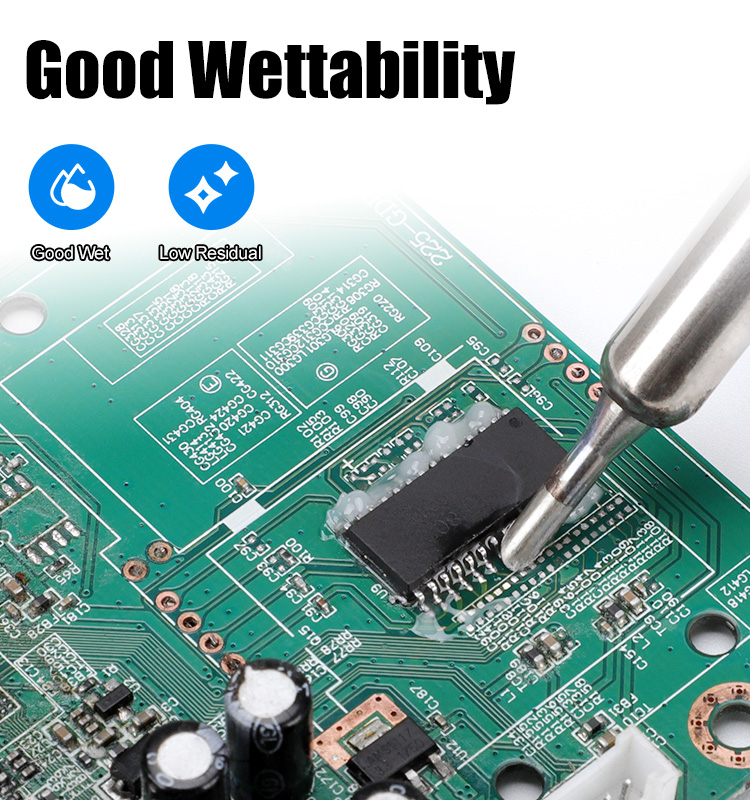 KELLYSHUN NC-559 Soldering Flux 100g Lead Free Rosin Flux Paste For BGA SMD Household Appliances Etc(图3) KELLYSHUN NC-559 Soldering Flux 100g Lead Free Rosin Flux Paste For BGA SMD Household Appliances Etc(图3)
