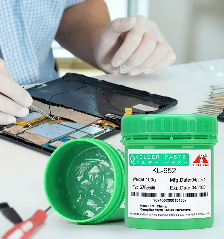 KELLYSHUN KL-652 Soldering Flux for Electronics 100g No Clean Solder Flux Paste For BGA/SMD/Phone Et(图2)