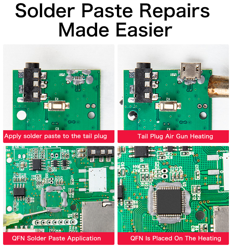 KELLYSHUN KZ-1358 Sn64% Bi35% Ag1% Solder Paste 50g Lead Free Solder Paste For SMD BGA Phone LED Wit(图3)