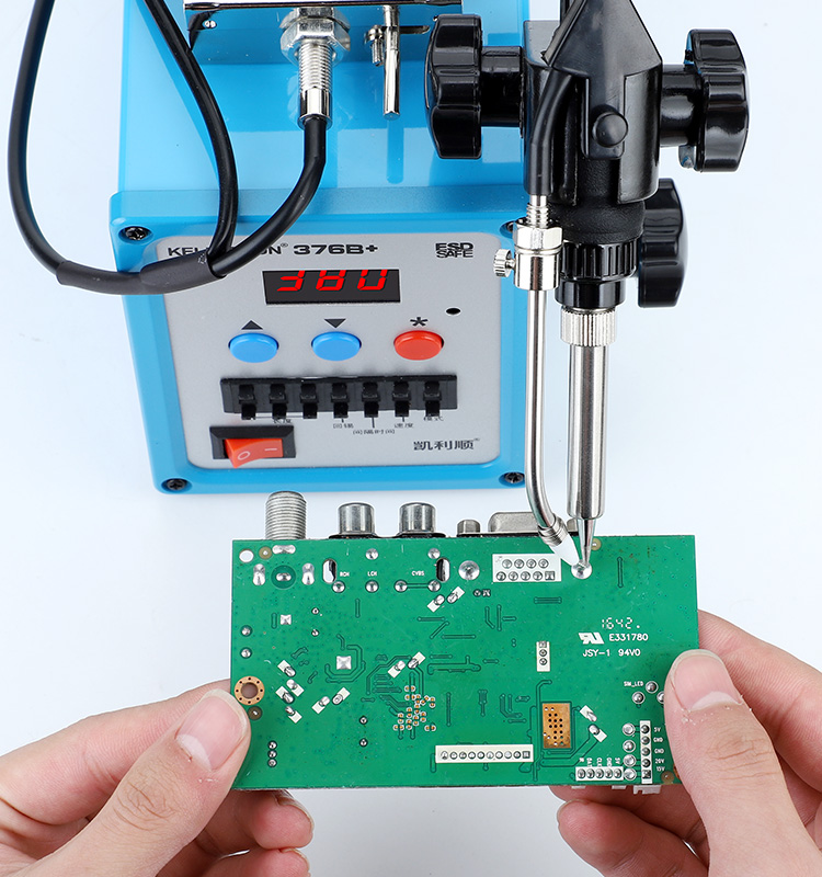 KELLYSHUN 376B+ Automatic Tinning Machine 90W Fast Heating LED Digital Display Soldering Station Pre(图4)