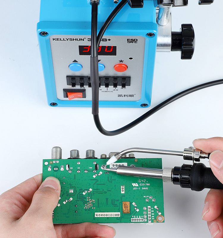 KELLYSHUN 376B+ Automatic Tinning Machine 90W Fast Heating LED Digital Display Soldering Station Pre(图3)