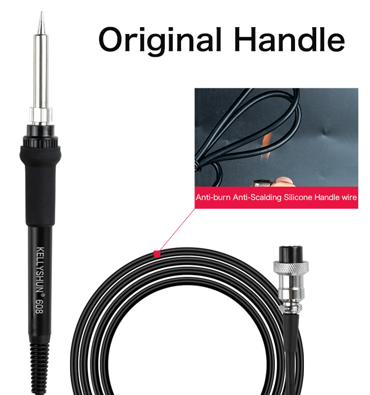 KELLYSHUN 608 Soldering Station 90W Rapid Heating Smart Soldering Station LED Digital Display Solder(图6)