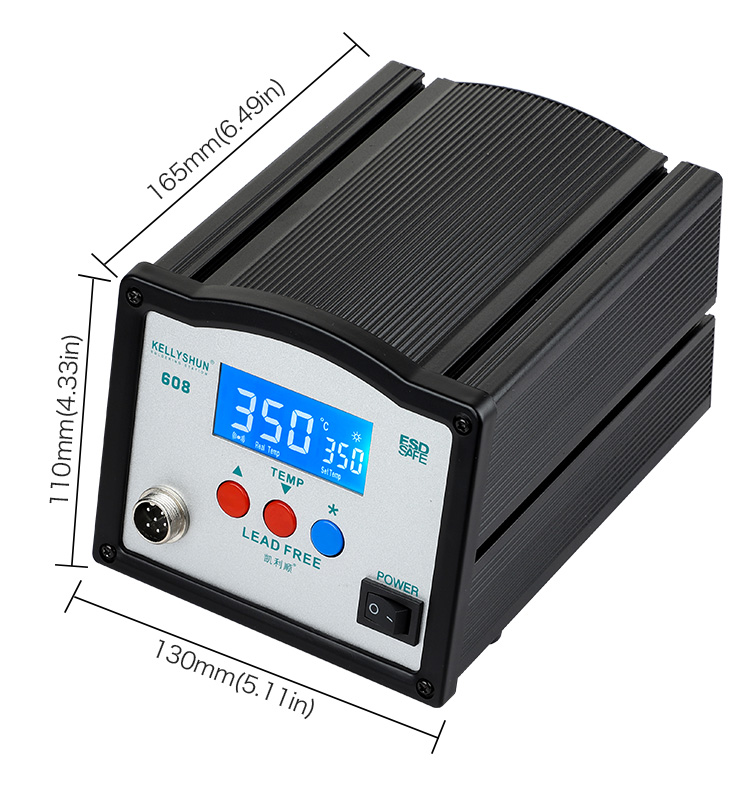 KELLYSHUN 608 Soldering Station 90W Rapid Heating Smart Soldering Station LED Digital Display Solder(图8)