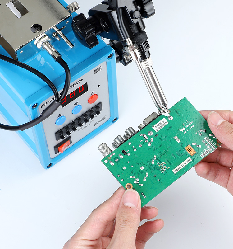 KELLYSHUN 376C+ Automatic Tinning Machine 90W Fast Heating LED Digital Display Soldering Station Pre(图4)